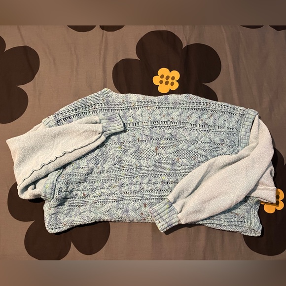 Free People crop knit sweater - Picture 1 of 7